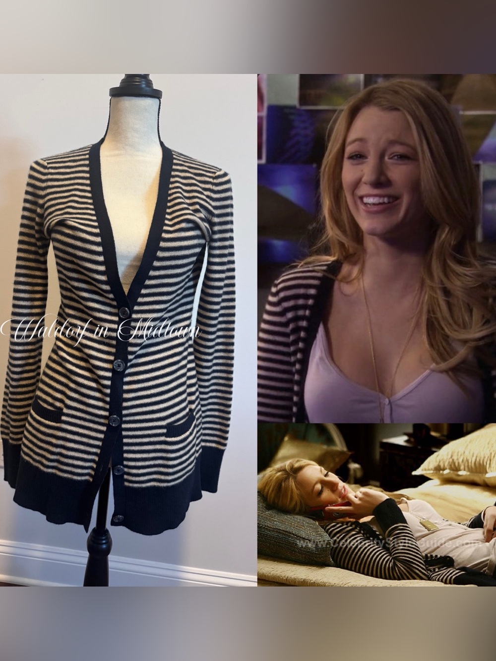 ASO SERENA VAN DER WOODSEN CARDIGAN